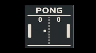 Pong - Classic Pong game. Control your paddle and compete against the CPU. Ball physics with angle reflection based on paddle position.