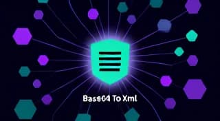 Base64 To Xml - Decode Base64 encoded strings to XML (Extensible Markup Language) format.
